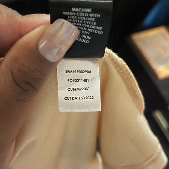 Torrid Gold Midi Dress size 26, Glitter Lurex Surplice Tiered Dress - Picture 10 of 10